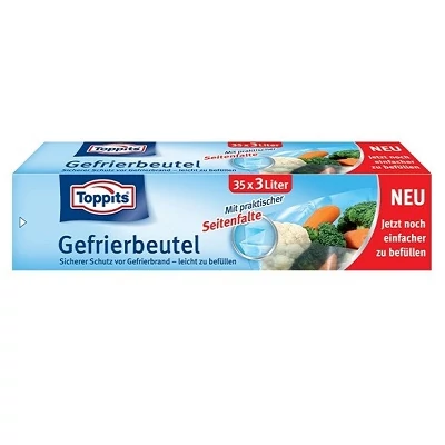 Toppits Mélyhűtő Tasak 3L-es,35Db-os