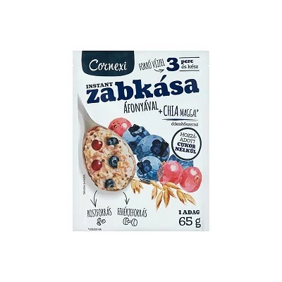 Cornexi 65G Zabkása Áfonya + Chia Mag