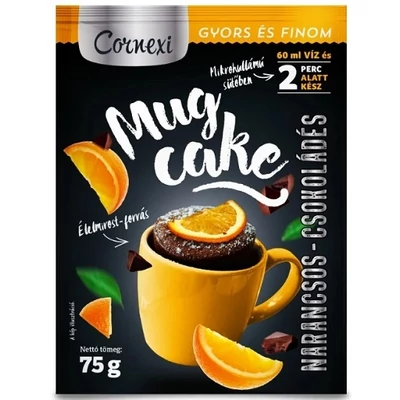 Cornexi 75G Mug Cake Csokoládés-Narancsos