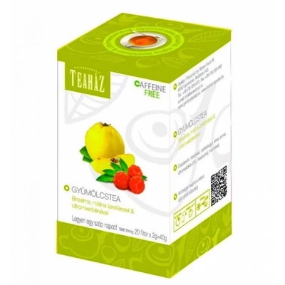 Gárdonyi Teaház 40G Gyümölcstea Birsalma-Málna-Citrom Verbénával