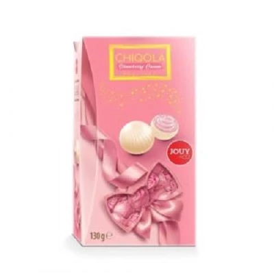 Chiqola Praliné 130G Eper   50825