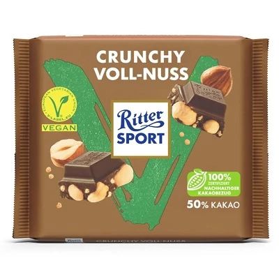 Ritter Sport 100G Crunchy Mandel Vegán