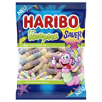 Haribo 160G Raupies Sauer