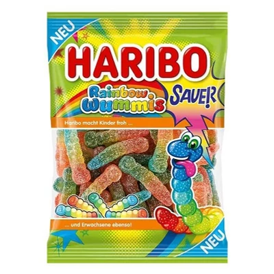 Haribo 160G Rainbow Wummis Sauer