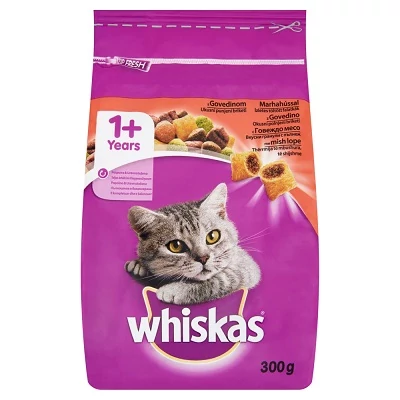 Whiskas Száraz 300G Marha