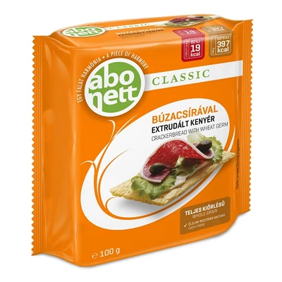 Abonett Extrudált Kenyér 100G Búzacsírás Narancssárga