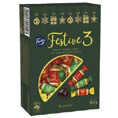 Karl Fazer 150G Festive 3 Vegyesdesszert  FAZE0036