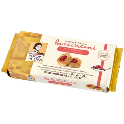 Vicenzi 120G Bocconcini Raspberry Málnás VICE1018