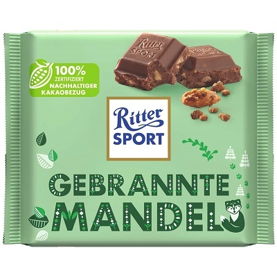 Ritter Sport 100G Gebrannte Mandel   464149