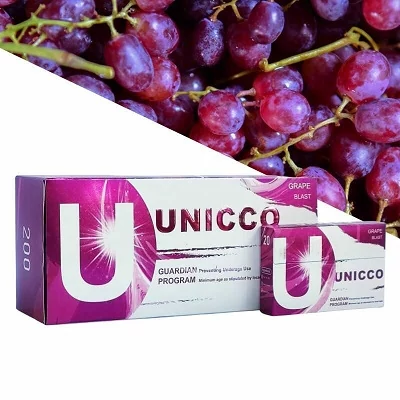 Unicco Nikotinos Szőlő Mentol Nélkül 