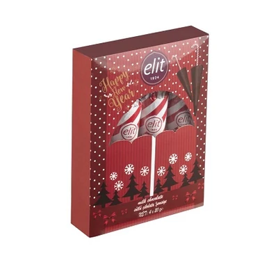 Elit Csokoládé Esernyő Happy New Year 80G Díszdoboz