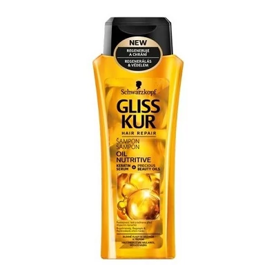 Gliss Kur 250Ml Sampon Tápláló Olaj