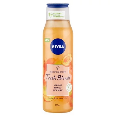 Nivea 300Ml Tusfürdő Fresh Blends Apricot Mango Rice Milk