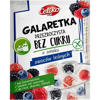 Celiko Tortazselé 14G Erdei Gyüm. (Színtelen) Cukor&Glutén Mentes