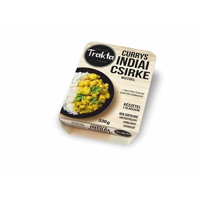 Trakta Készétel 330G Currys Indiai Csirke Rizzsel