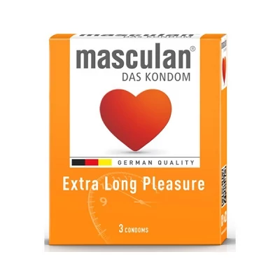 Masculan Gumióvszer 3 Db-os Extra Long Pleasure