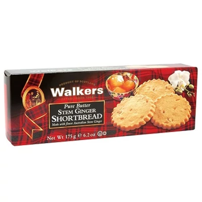 Walker 175G Eredeti Skót Vajaskeksz Gyömbérrel