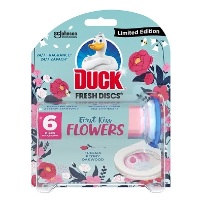 Duck Wc Öblítő Korong 36Ml First Kiss Flower