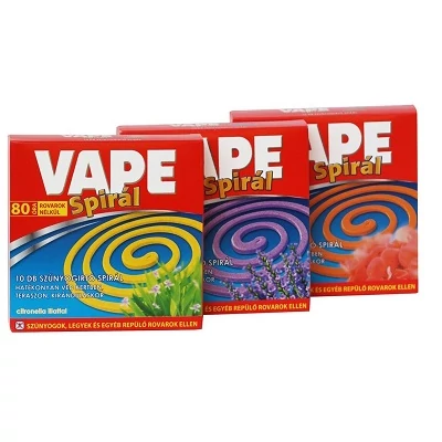 Vape Szúnyogriasztó Spirál 10 Db-os