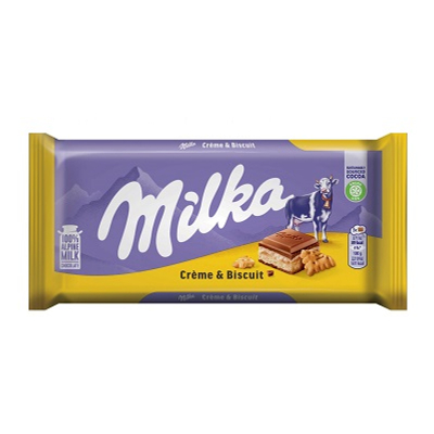 Milka 100G Cream&Biscuit
