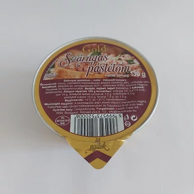 Gold Szárnyas Pástétom 130G Natúr
