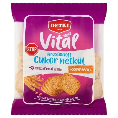 Detki Vitál HT Keksz 180G Stop Cukor HCN,TK,Korpával