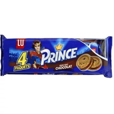 Lu Prince Fourre 240G Chocolate (4x60G)