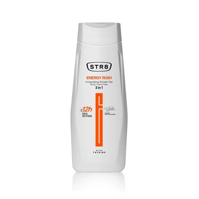 STR8 Tusfürdő 400Ml Energy Rush 3in1