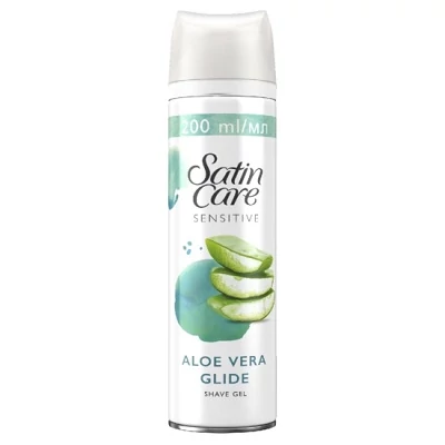 Gilette Satin Care 200ML Női Borotv.Gél Aloe Vera