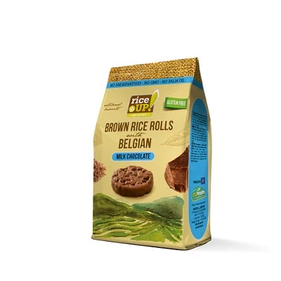 Rice Up 50G Tejcsokoládés Barna Rizs Snack