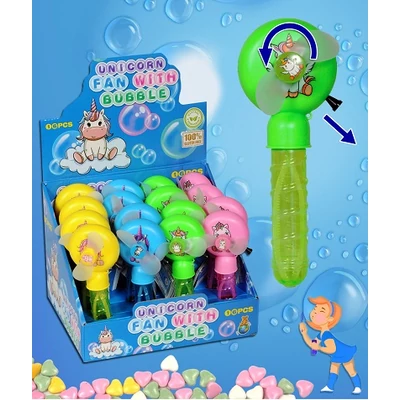 Dulce Vida Unicorn Fan With Bubble 3G (913)