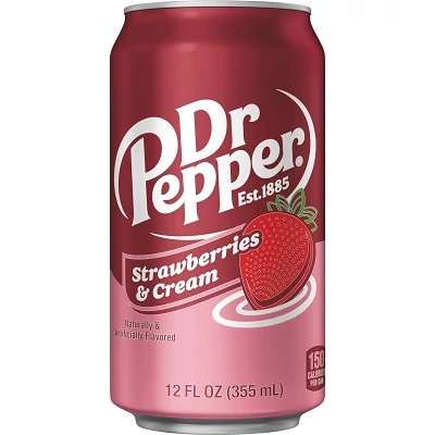 Dr. Pepper 355ML Strawberries Cream