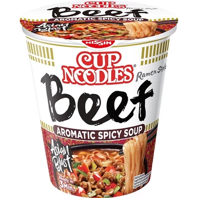Nissin Cup Noodles 64G 5 Fűszeres Marha