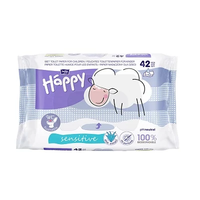 Bella Baby Happy Nedves Toalettpapír 42db-os Sensitive