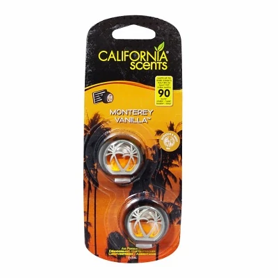 California Scents 2db-os Autóillatosító Monterey Vanilla