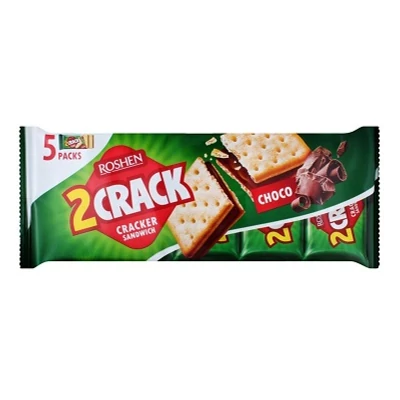 Roshen 2CRACK 235G Csokikrémmel Töltött Keksz