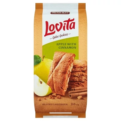 Roshen Lovita Teasütemény 168G Almás - Fahéjas