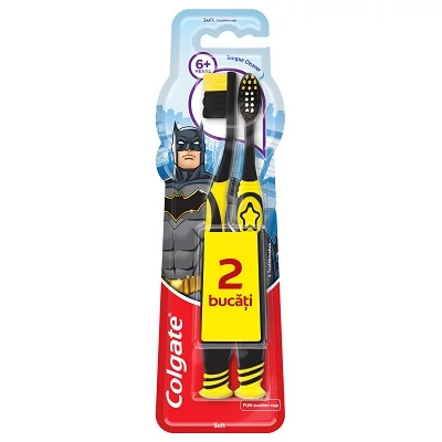 Colgate Fogkefe Gyerek Batman+Wonder Woman Duo 6+