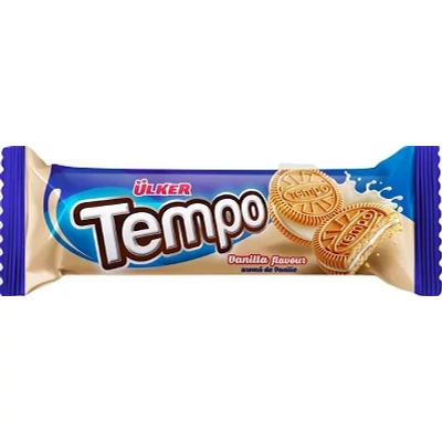 Ülker Tempo Vanília Krémes Kakaós Keksz 84G