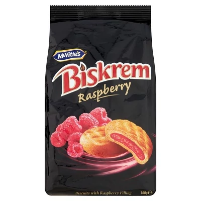 McVitie's Biskrem Kesz 160G Raspberry  /PLBI0003/