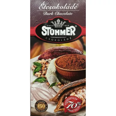 Stühmer 100G Étcsokoládé 70%