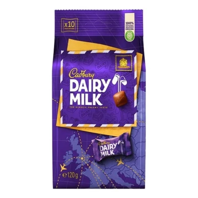 Cadbury 120G Dairy Milk Zacskós