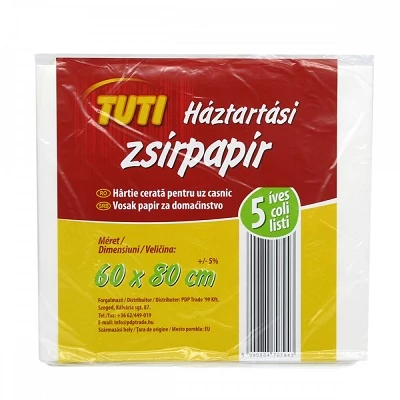 Zsírpapír 60x80cm Tutti (5ív)