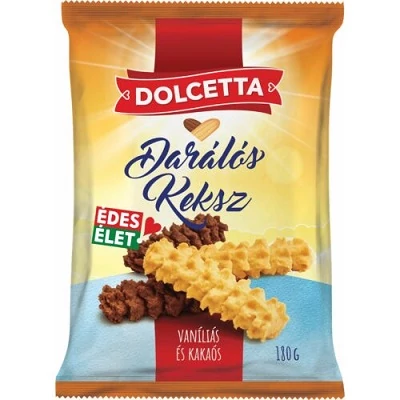 Dolcetta Darálós Keksz 180G Kakaó-Vanília
