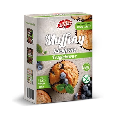 Celiko Muffin 280G Alappor Gluténmentes, Vegán