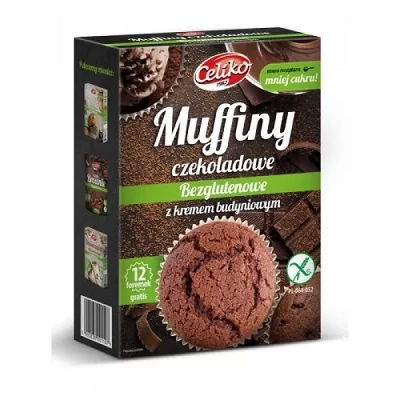 Celiko Muffin 310G Alappor Étcsokoládéval És Pudinggal Glutén Mentes,Vegán