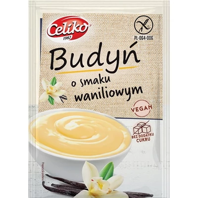 Celiko Puding 40G Vanília Cukor&Glutén Mentes, Vegán