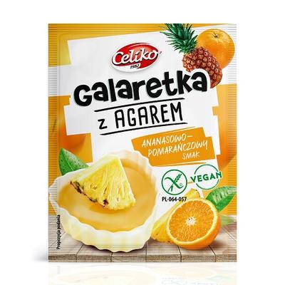 Celiko Tortazselé 45G Agar-Agar Ananász-Naracs Glutén Mentes, Vegán
