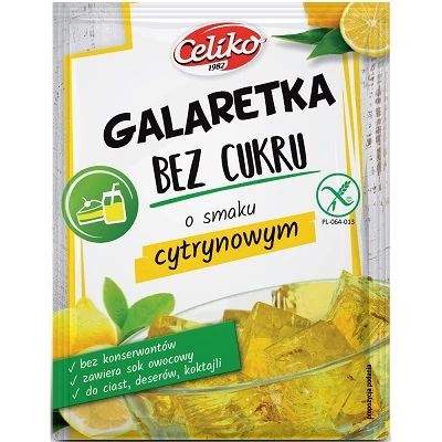 Celiko Tortazselé 14G Citrom Cukor&Glutén Mentes