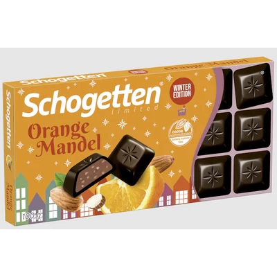 Schogetten 100G Étcsokoládé Narancs És Mandula